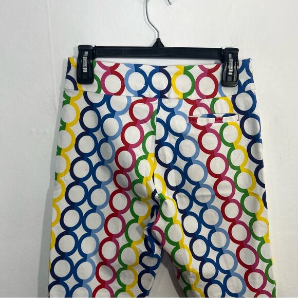 Krazy Larry Pull-On Rainbow Circle Golf Performance Active Shorts Size 6 - Picture 8 of 11